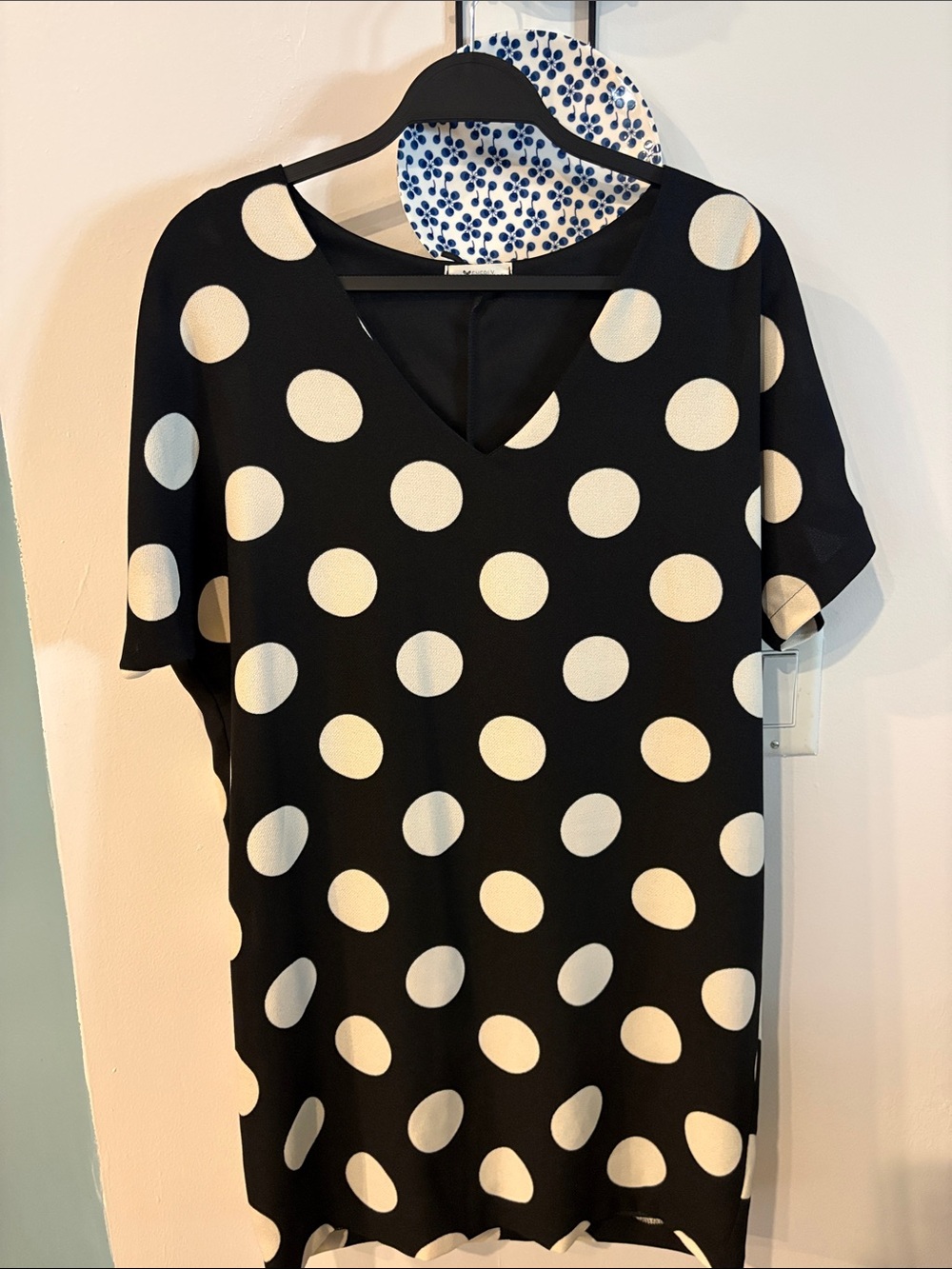 EVERLY OVERSIZED POLKA DOT DRESS